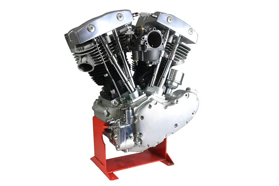Motorshop 80 Inch Flatside Shovel Engine Assembly for Harley Davidson FL Models by Motorshop