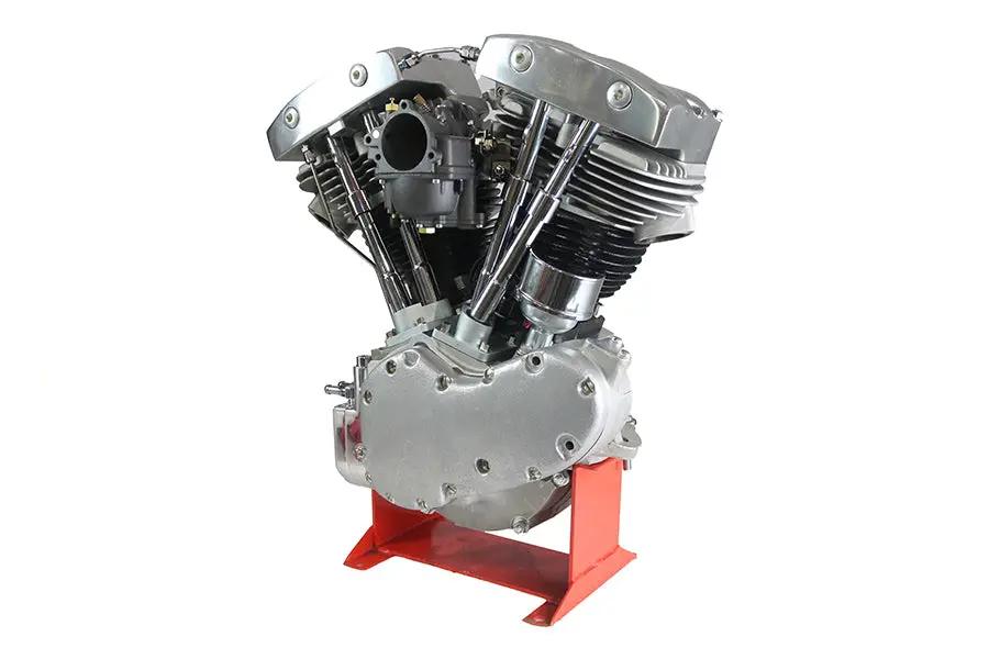 Motorshop 80 Inch Flatside Shovel Engine Assembly for Harley Davidson FL Models by Motorshop