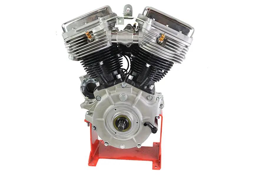 Motorshop 74 Inch Panhead Engine Assembly for Harley Davidson FL Models by Motorshop