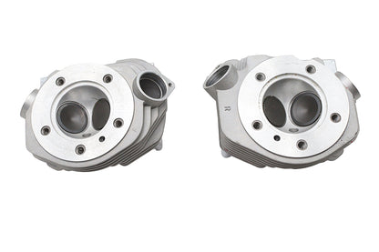 V-Twin 10-2091 Factory Sample Cylinder Head Set with Chrome Rocker Boxes for Harley-Davidson