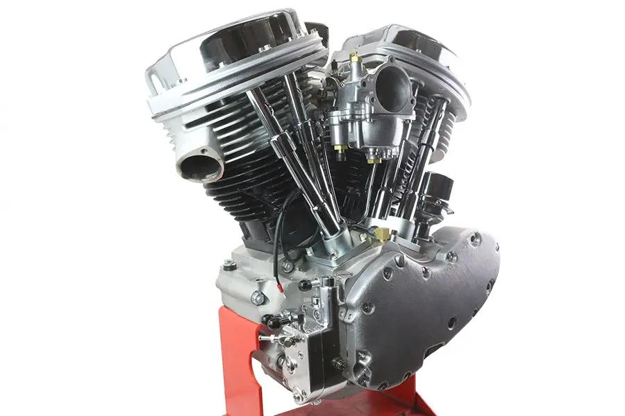 Motorshop Bastardo Panhead Engine Assembly 88 inch with Shovelhead Power by Motorshop
