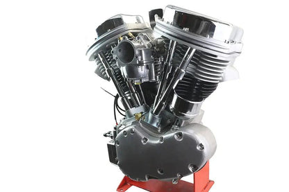 Motorshop Bastardo Panhead Engine Assembly 88 inch with Shovelhead Power by Motorshop
