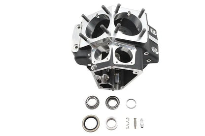 Ultima Shovelhead Engine Case Set for Harley Davidson 1970-1984 – Black Finish by Ultima