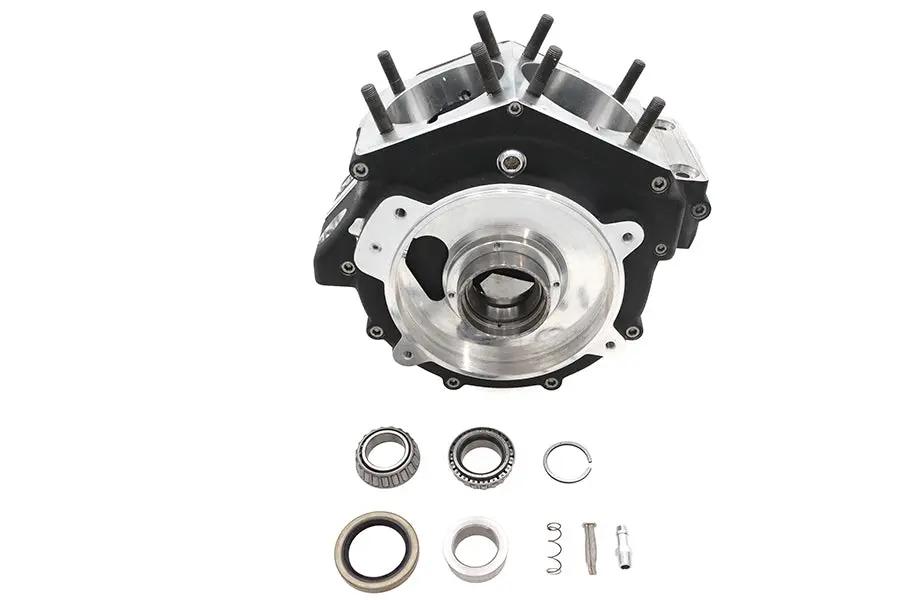 Ultima Shovelhead Engine Case Set for Harley Davidson 1970-1984 – Black Finish by Ultima