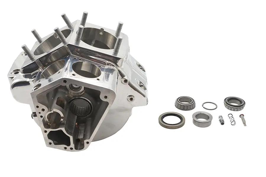 Ultima Shovelhead Engine Case Set Polished for Harley Davidson 1970-1984 by Ultima