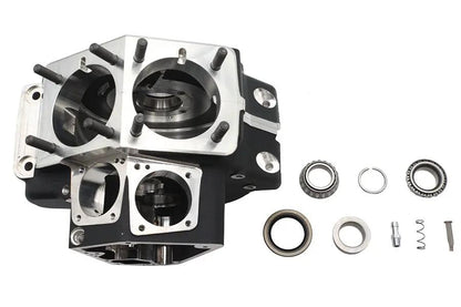 Ultima Shovelhead Engine Case Set for Harley Davidson – Black, Part Number 206-29 by Ultima