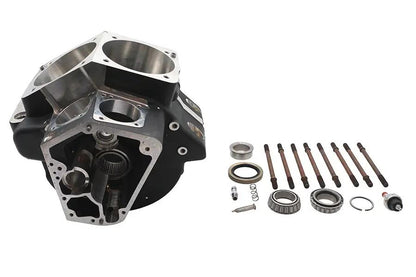 Ultima Evolution Engine Case Set for Harley Davidson 4.4 Inch Bore - Black by Ultima