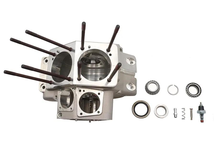 Ultima Evolution Engine Case Set for Harley Davidson 1984-1996 - Natural Finish by Ultima