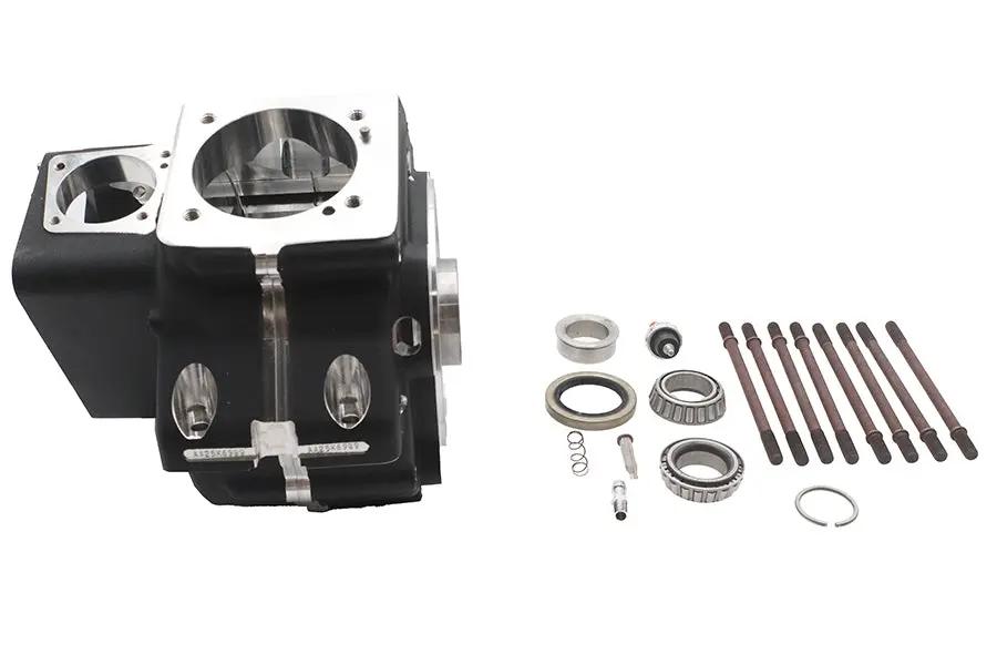 Ultima Evolution Engine Case Set for Harley Davidson 3.500 Inch Bore - Black by Ultima