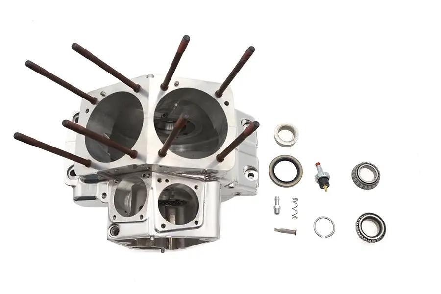 Evolution Ultima Engine Case Set Polished for Harley Davidson 1994 FXD, 1987 FXST, 1992 FLST & More by Ultima