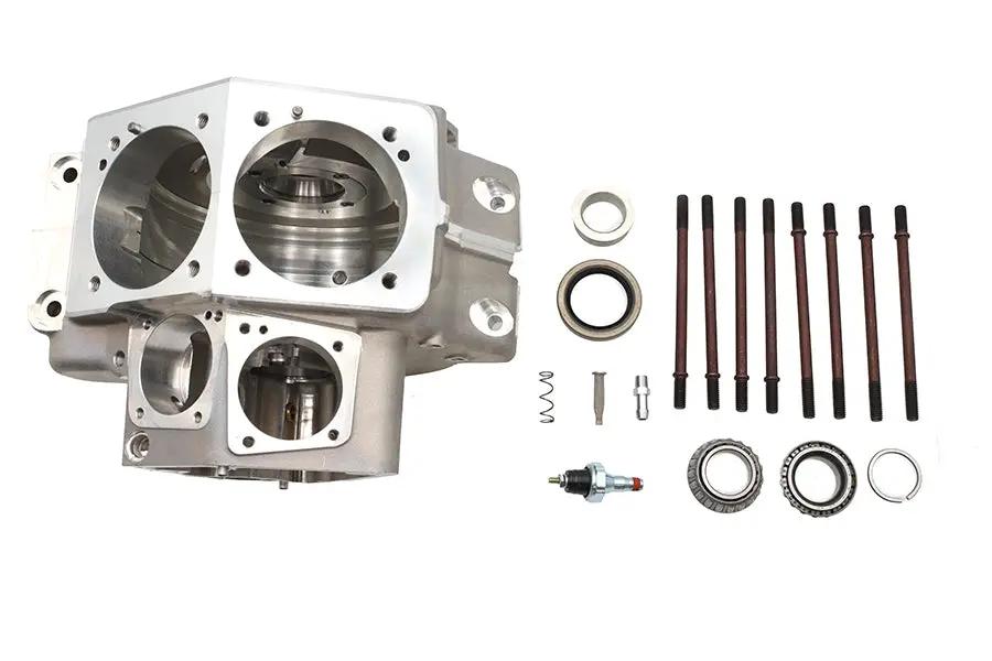Ultima Evolution Engine Case Set for Harley Davidson - Natural Finish, Fits 1984-1996 Models by Ultima