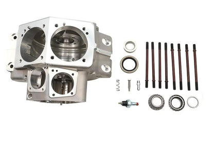 Ultima Evolution Engine Case Set for Harley Davidson - Natural Finish, Fits 1984-1996 Models by Ultima