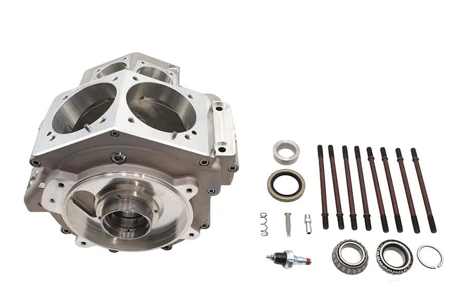 Ultima Evolution Engine Case Set for Harley Davidson - Natural Finish, Fits 1984-1996 Models by Ultima