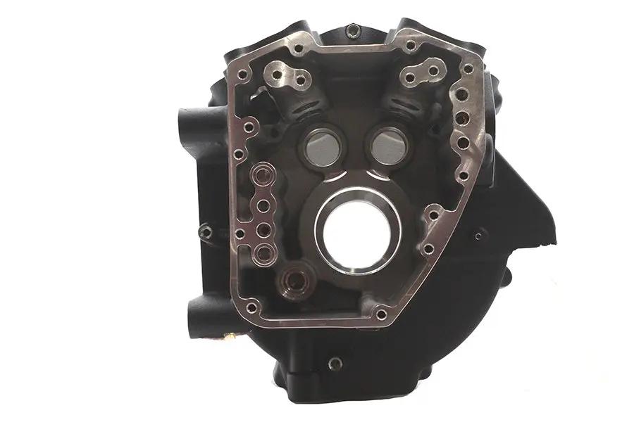 Ultima Twin Cam Engine Case Set Black - Part 206-103B for Harley Davidson Models by Ultima