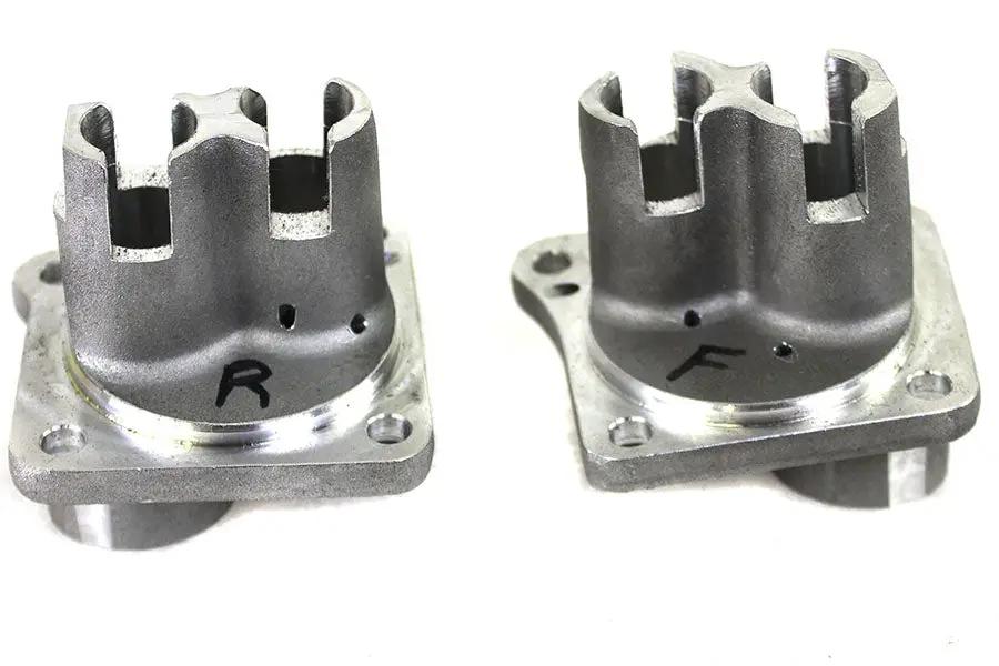 Motorshop Natural Aluminum Tappet Block Set for Harley Davidson FL (1948-1957) by Motorshop