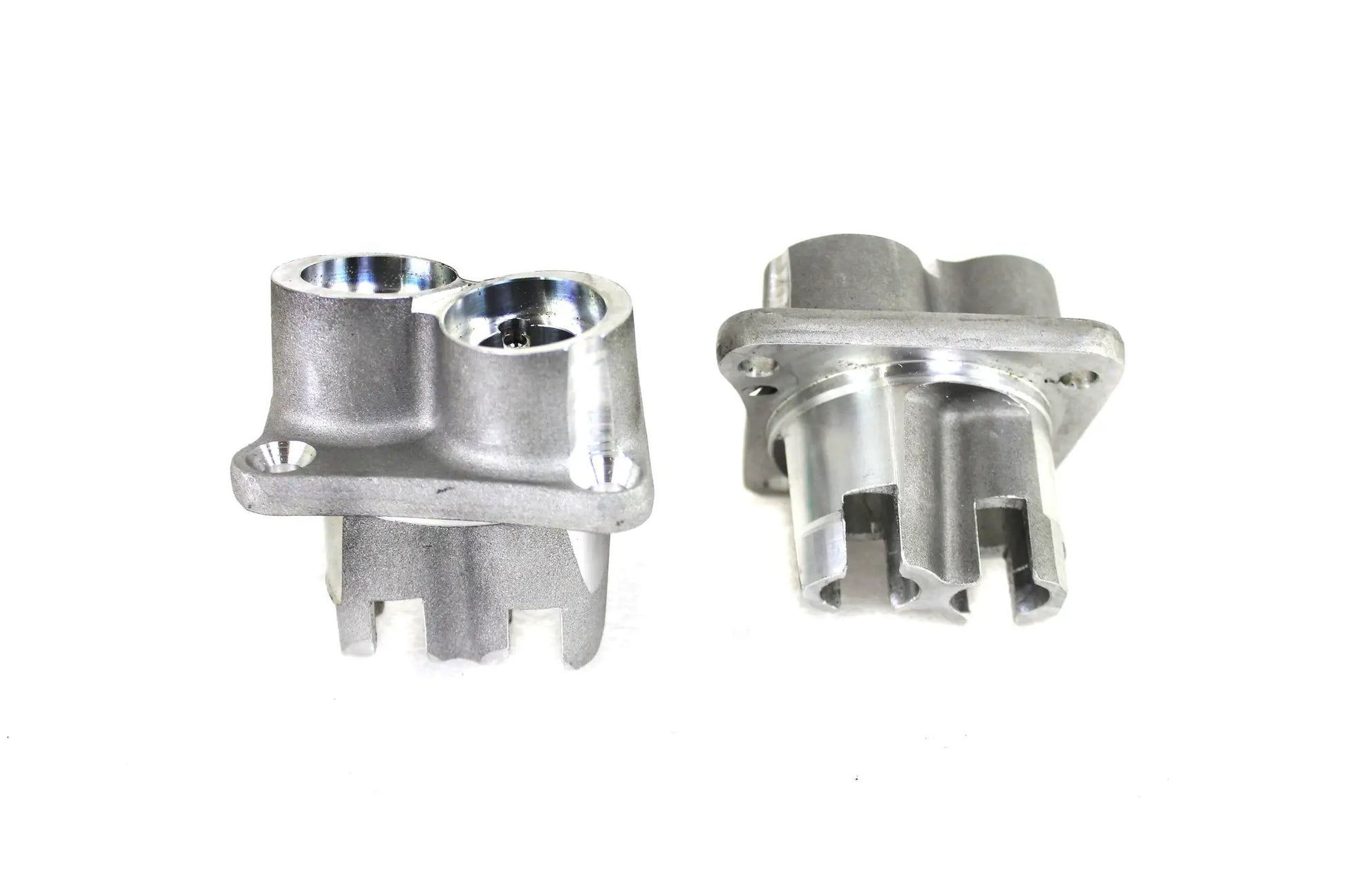Motorshop Natural Aluminum Tappet Block Set for Harley Davidson FL (1948-1957) by Motorshop