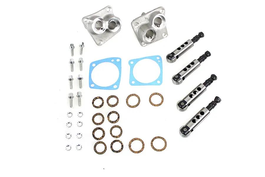 V-Twin Alloy Tappet Block with Solid Tappet Set for Harley Davidson FL by V-Twin