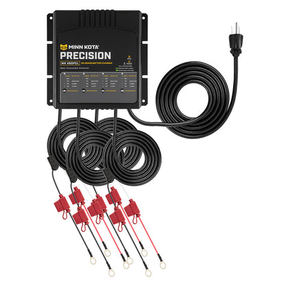 Minn Kota MK-460 PCL On-Board 4-Bank Lithium-Optimized Charger with 15 Amp Output