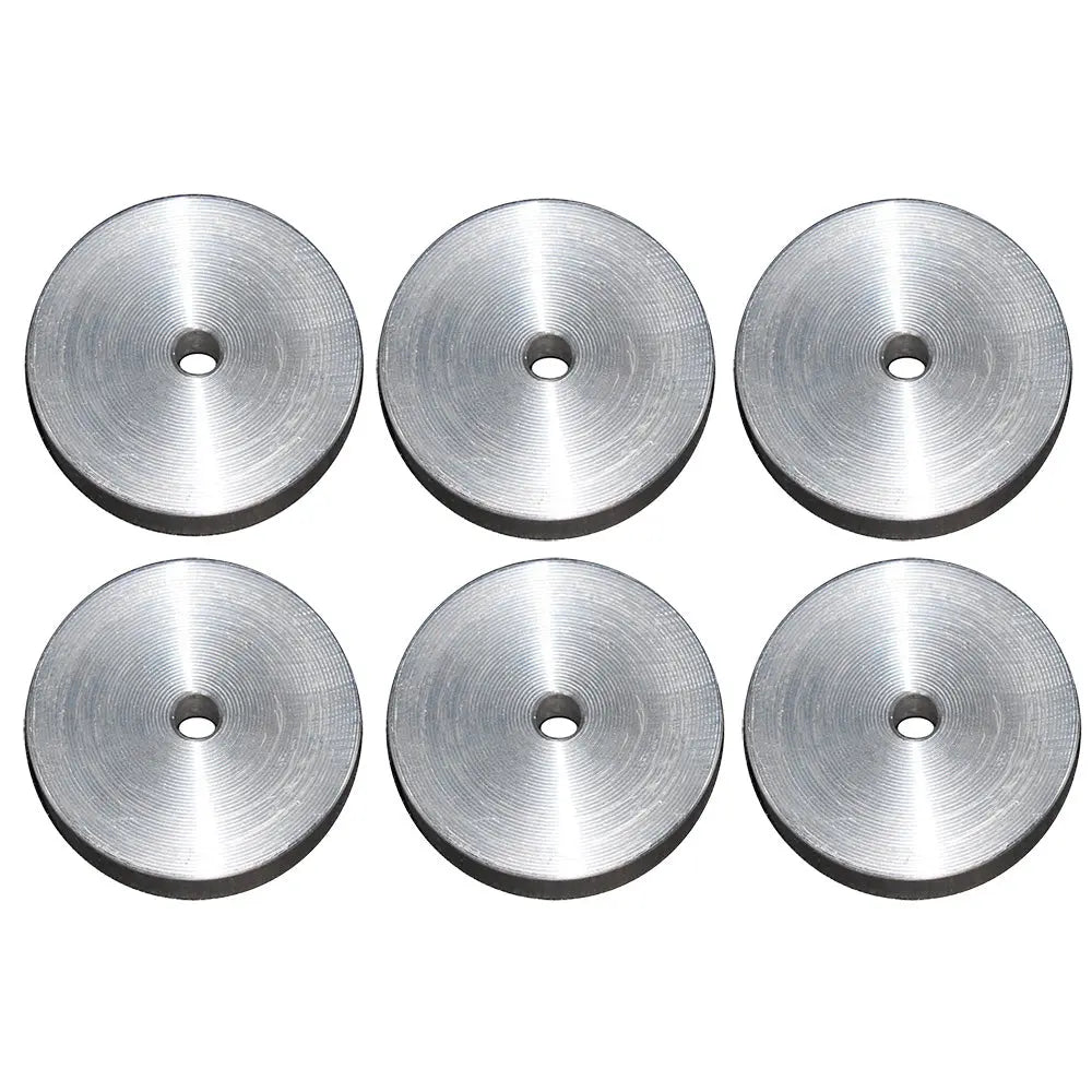 Sea Brackets Bracket Mounting Disks - Pack of 6 for Trolling Motor Mount Reinforcement