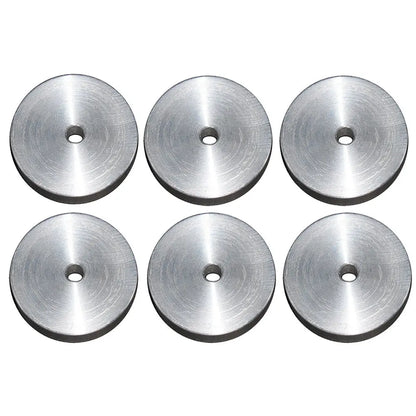 Sea Brackets Bracket Mounting Disks - Pack of 6 for Trolling Motor Mount Reinforcement