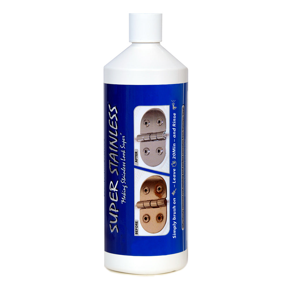 Super Stainless 32oz Marine-Grade Stainless Steel Cleaner for Rust and Corrosion Removal