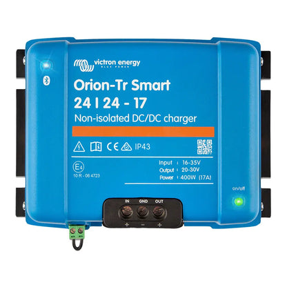Victron Energy Orion-TR Smart Non-Isolated DC-DC Converter - 24 VDC to 24 VDC - 400W, 17A