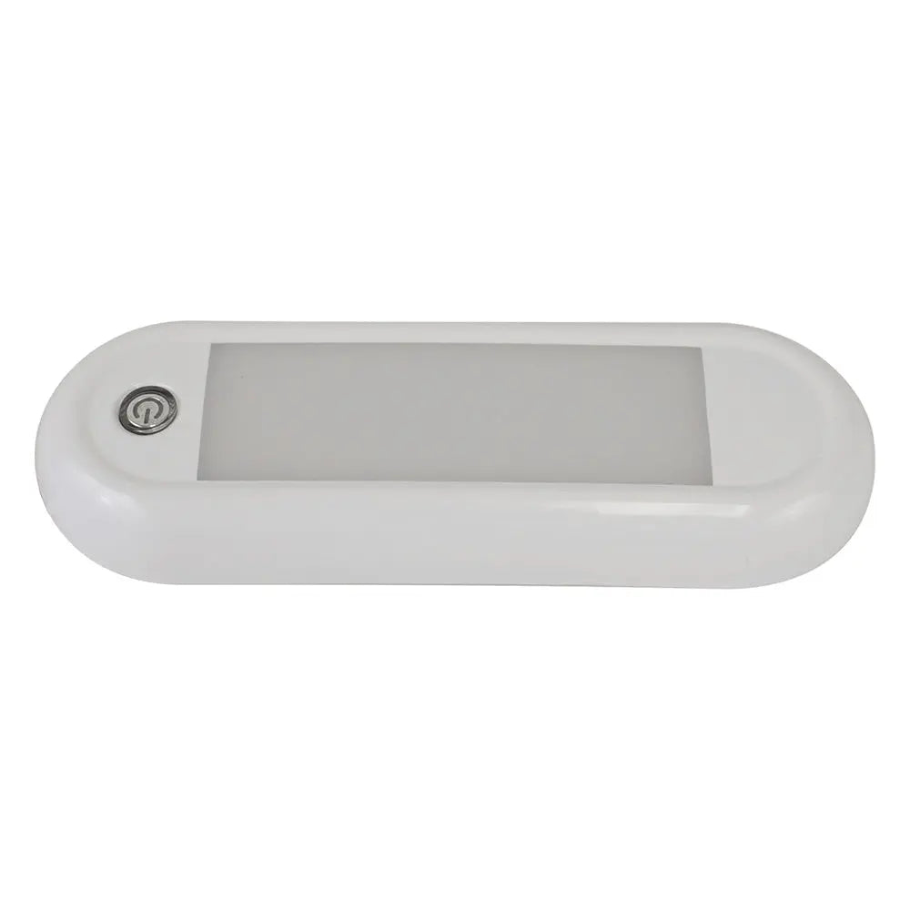 Scandvik 7-inch Oval Dome Light with Switch and Dimming - 12/24V