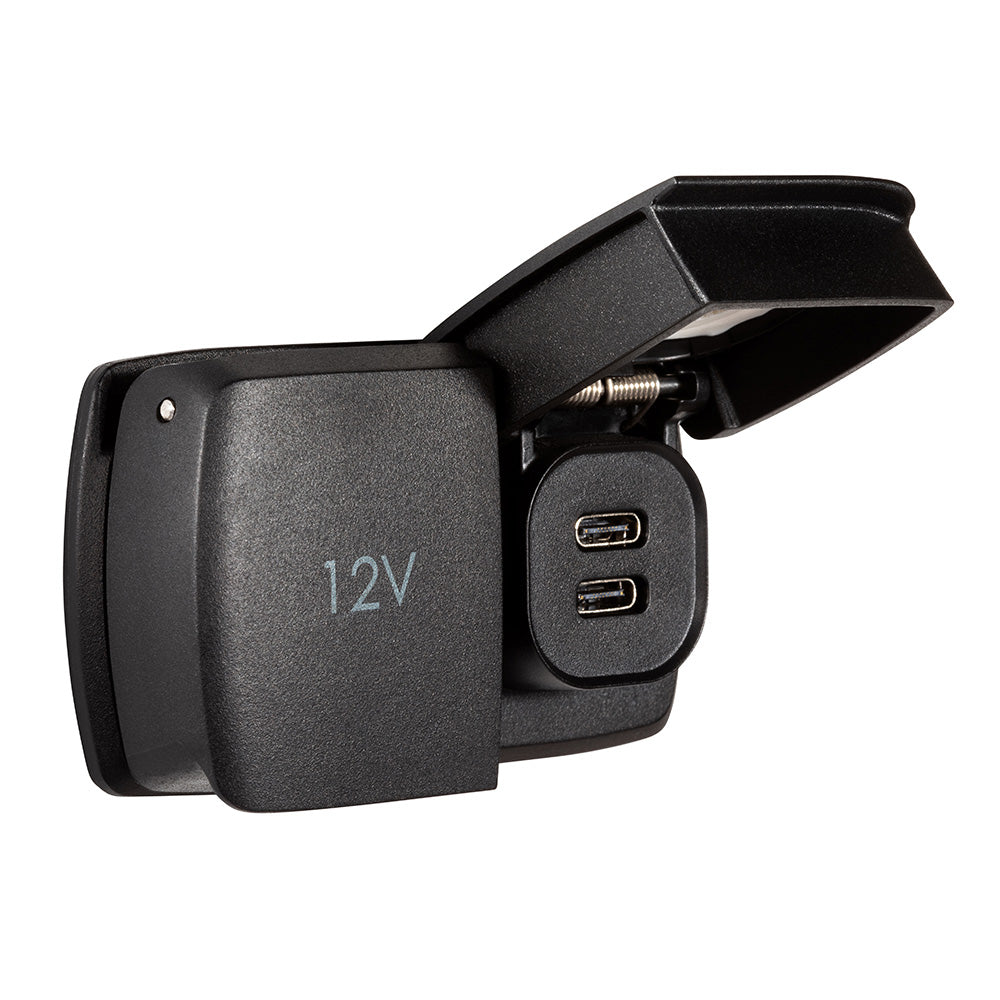 Scanstrut Flip Pro Multi Dual USB-C & 12V Power Socket - Marine Waterproof Power Solution