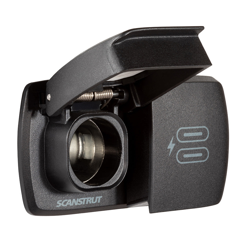Scanstrut Flip Pro Multi Dual USB-C & 12V Power Socket - Marine Waterproof Power Solution