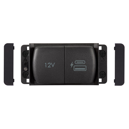 Scanstrut Flip Pro Multi Dual USB-C & 12V Power Socket - Marine Waterproof Power Solution