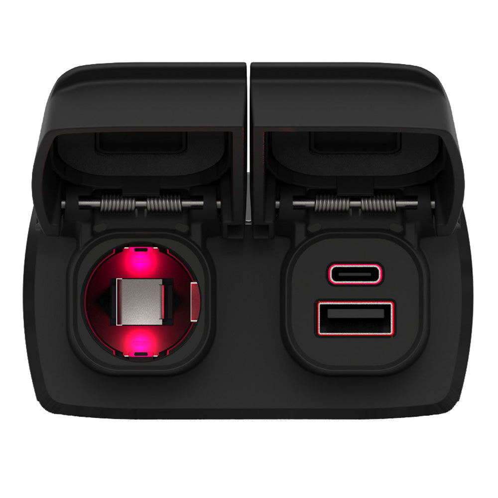 Scanstrut Flip Pro Duo USB-A & USB-C with 12V Power Socket