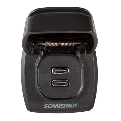 Scanstrut Flip Pro Max Dual USB-C Charge Socket – Marine-Grade Waterproof Charging Port for Boats and Vehicles