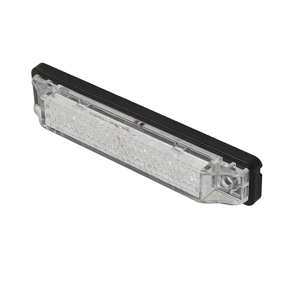 Scandvik 4-Inch LED Light Strip - White with Gasket, 12VDC
