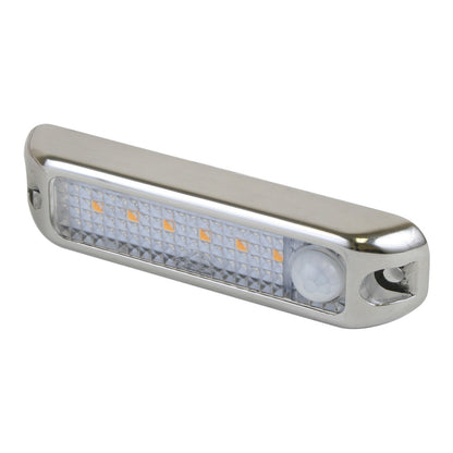 Scandvik 4-inch Locker Light with Motion Sensor - 10-30V, Stainless Steel