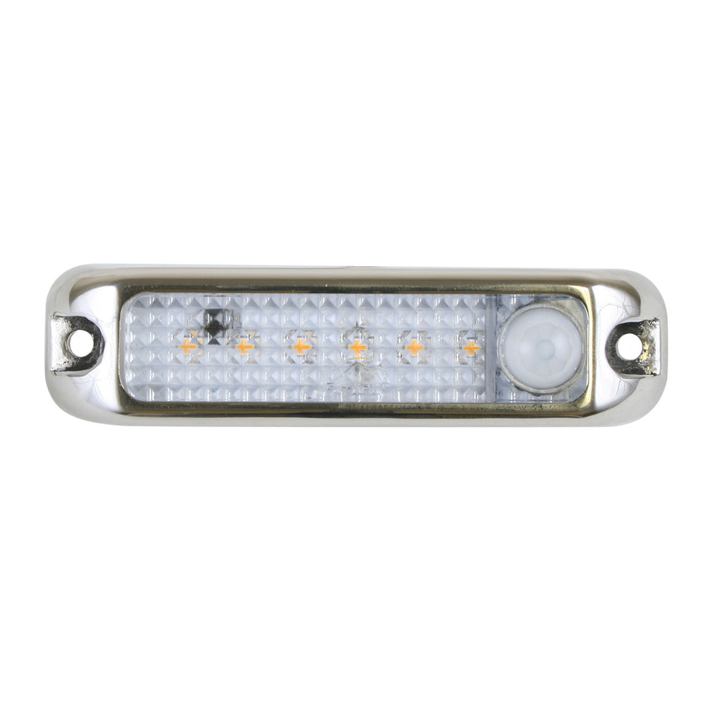 Scandvik 4-inch Locker Light with Motion Sensor - 10-30V, Stainless Steel
