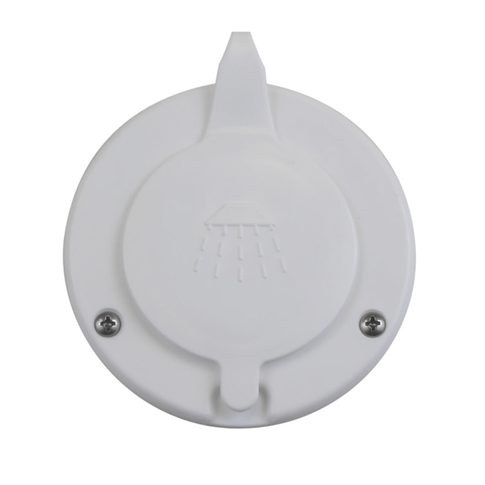 Scandvik White Replacement Container and Cap Kit for Recessed Showers – Part No. 10014P