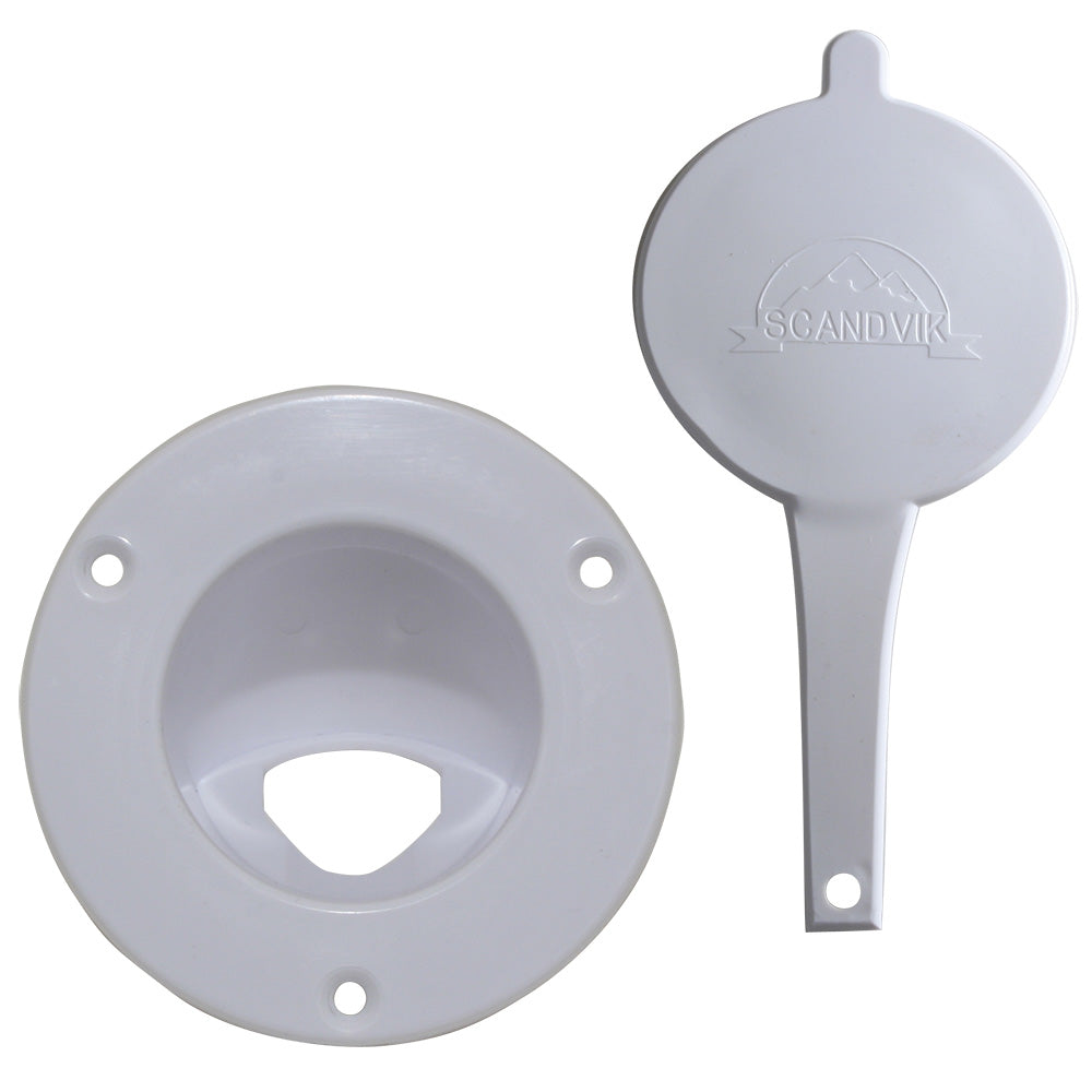 Scandvik White Vertical Cup and Cap Kit for Model 1075