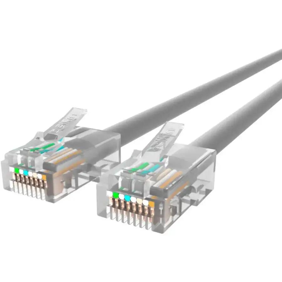 Belkin A3L791-01 Cat5e Ethernet Patch Cable - Gray, 10 ft, Gold-Plated RJ45 Connectors for High-Speed LAN and Internet Connections by Belkin International, Inc