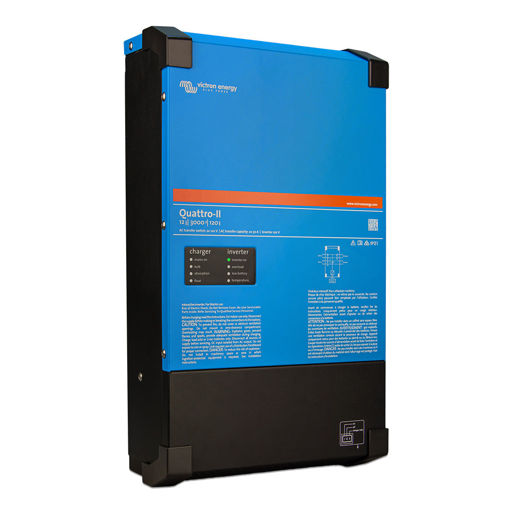 Victron Energy Quattro-II 24/3000 Inverter and Charger for Split-Phase Applications