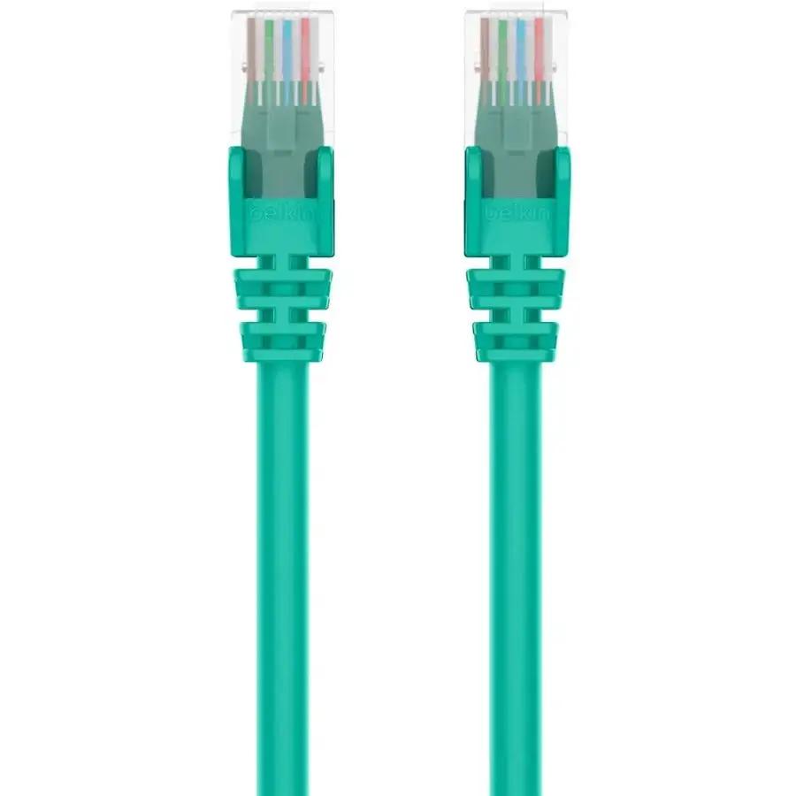 Belkin Cat5e Patch Cable – Green, 3 Feet – High-Speed Network Connection for LANs by Belkin International, Inc