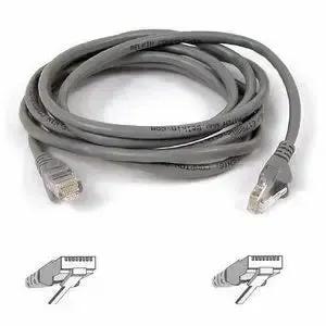Belkin Cat5e Snagless Ethernet Patch Cable - 20 Feet, Gray by Belkin International, Inc