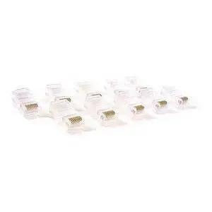 Belkin RJ45 Plug with 50 Micron Gold Plated Contacts - Clear, Pack of 10 by Belkin International, Inc