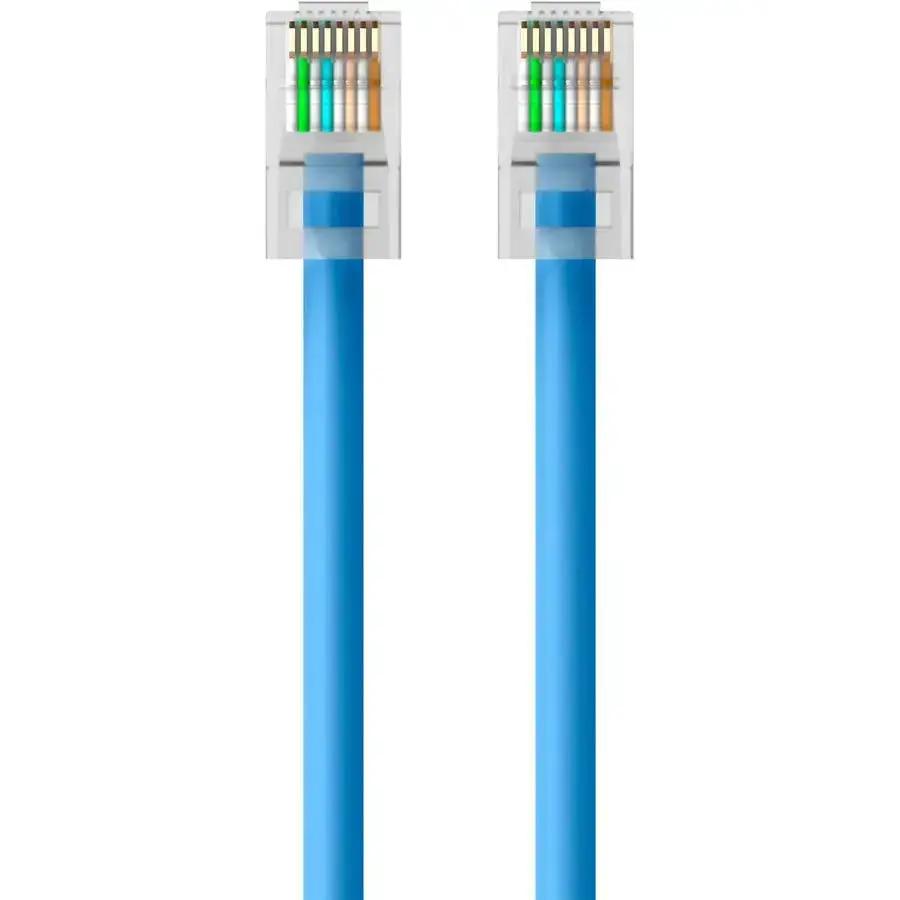 Belkin Cat5e Ethernet Patch Cable Blue 100 ft – Reliable Network Connectivity for LAN and Internet by Belkin International, Inc