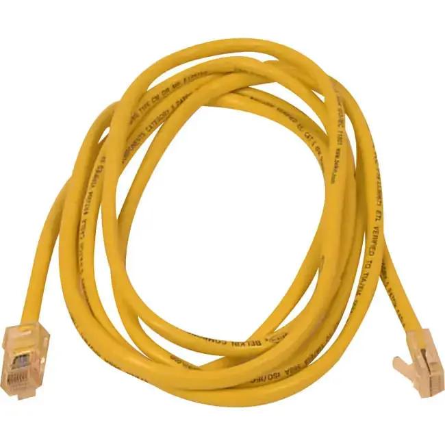 Belkin Cat5e Patch Cable Yellow 14 - 10/100/1000 Mbps Ethernet Network Cable with Gold-Plated RJ45 Connectors by Belkin International, Inc