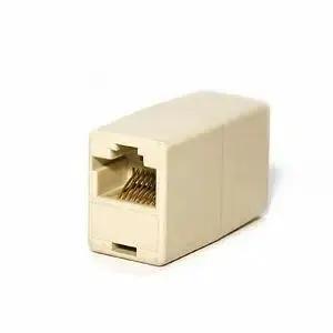 Belkin RJ45 Inline Coupler - Ivory, Female-to-Female Ethernet Connector for Extending Patch Cables by Belkin International, Inc
