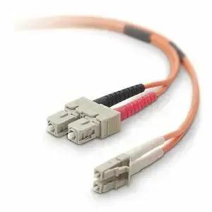 Belkin Multimode Duplex Fiber Optic Cable F2F202L7-15M for High-Speed Network Connectivity by Belkin International, Inc