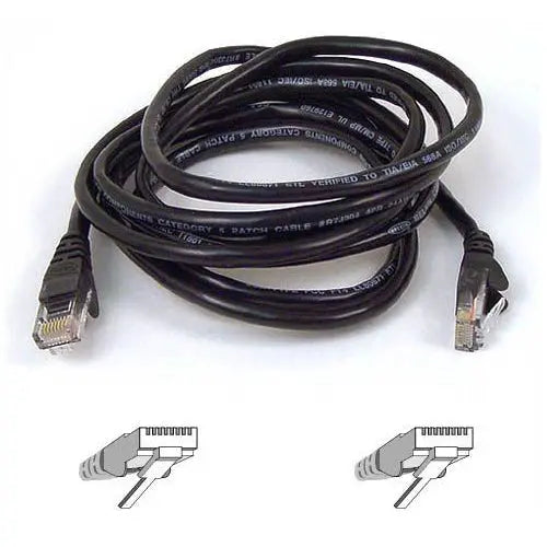 25FT CAT5E BLACK PATCH CORD    CABL