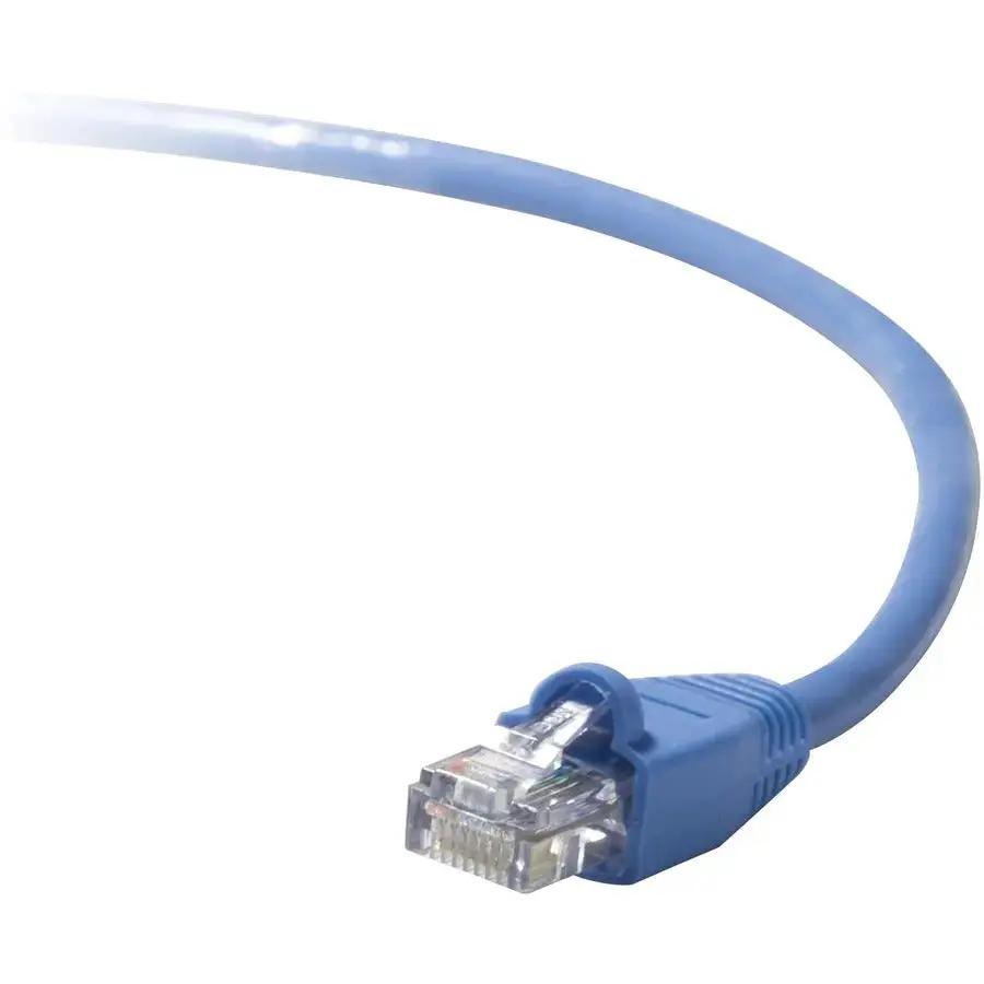 Belkin RJ45 CAT-5e Snagless Ethernet Patch Cable – Blue, 3 Feet by Belkin International, Inc