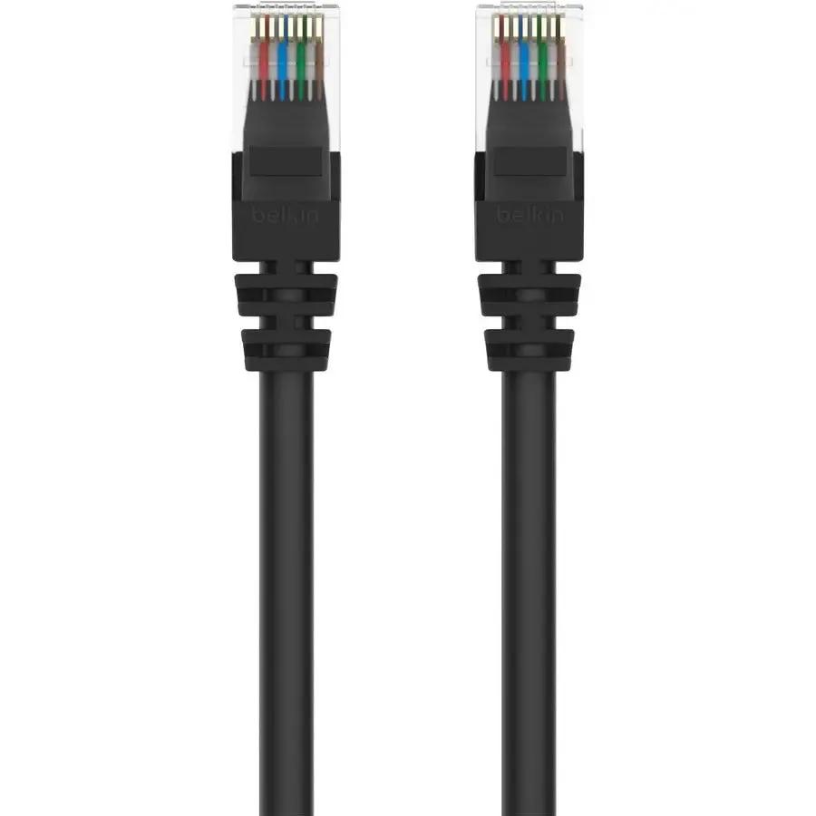 Belkin Cat5e Snagless Ethernet Patch Cable - Black, Part Number A3L791-04-BLK-S by Belkin International, Inc