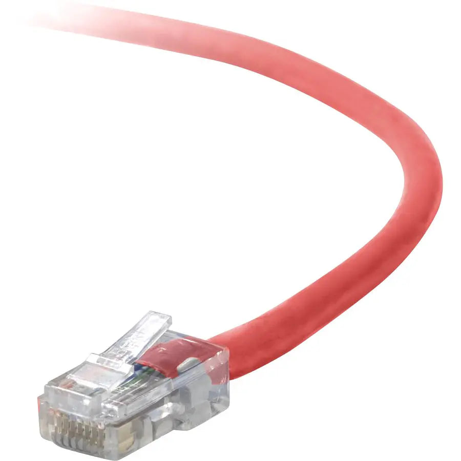 1FT CAT5E RED CROSSOVER CABLE  CABL